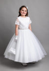 Paulas Communion PJ66 Communion Dress, White