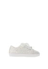 Paula’s Communion Glitter Trainer, White