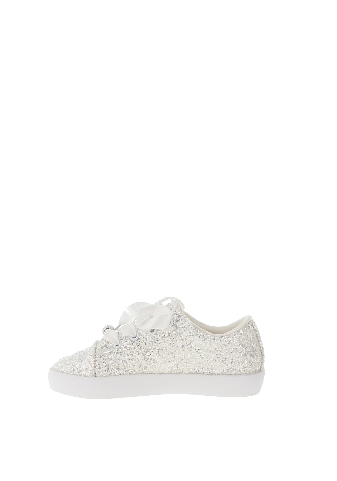 Paula’s Communion Glitter Trainer, White