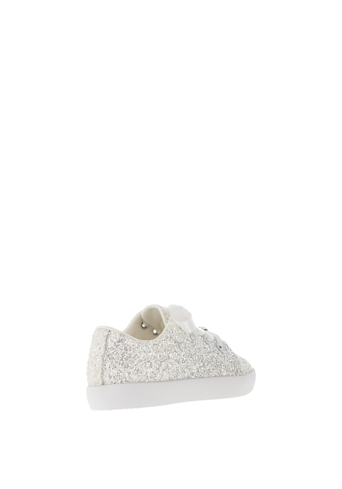 Paula’s Communion Glitter Trainer, White