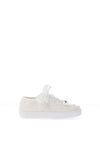 Paula’s Communion Lace and Pearl Trainer, White