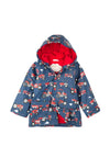 Hatley Boy Red Farm Tractor Raincoat, Navy