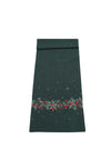 Peggy Wilkins Holy Trail embroidered Table Runner 14” x 75”, Green