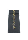 Peggy Wilkins Lustrous Table Runner 14”x75”, Pewter