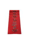 Peggy Wilkins Winter Sprigs Table Runner 14”x 75”, Red