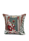 Peggy Wilkins Santas in Town Cushion 45x45cm
