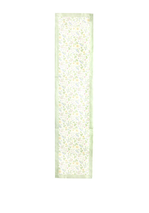 Peggy Wilkins Meadow Flowers Table Runner, Green