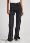 Pepe Jeans Willa High Rise Flare Jeans, Black