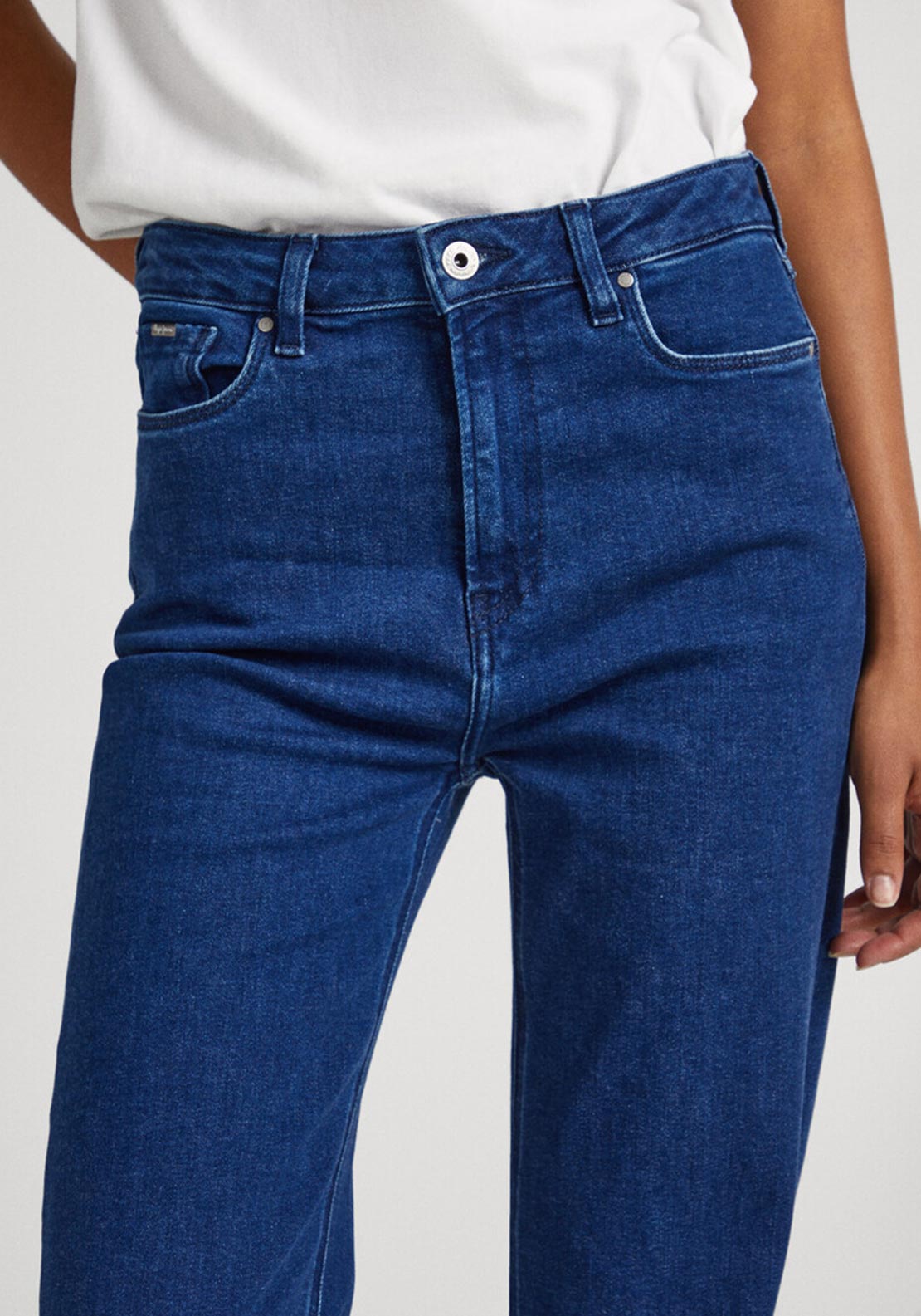 Pepe Jeans Jean flare - denim/denim bleu foncé Pepe Jeans Jean flare - denim/denim bleu foncé