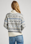 Pepe Jeans Elsa Turtleneck Jacquard Knit Sweater, Multi