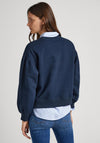 Pepe Jeans Vanesa Vintage Logo Print Sweatshirt, Dulwich Blue