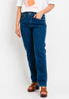 Pepe Jeans High Waist Straight Leg Jeans, Medium Blue