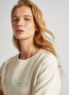 Pepe Jeans Crew Lana Sweatshirt, Canvas White