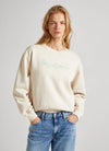 Pepe Jeans Crew Lana Sweatshirt, Canvas White