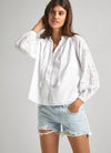 Pepe Jeans Ewan Embroidered Detail Blouse, White