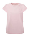 Pepe Jeans Liu Embroidered Cotton T-Shirt, Pink