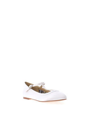 Perfect Kids Girls Gracie Satin Communion Shoes, White