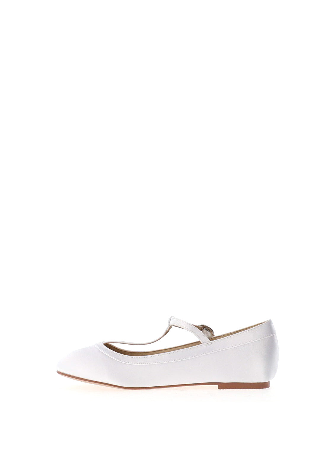 Perfect Kids Girls Gracie Satin Communion Shoes, White