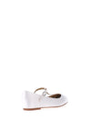 Perfect Kids Girls Gracie Satin Communion Shoes, White