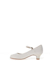 Perfect Kids Girls Kylie Glitter Communion Shoes, White