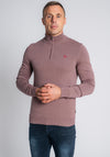 XV Kings By Tommy Bowe Perpignan Quarter Zip Sweater, Purple