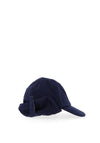 Pesci Baby Summer Roll Up Neck Sun Hat, Navy