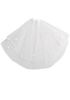 Isabella Floral Communion Veil, White