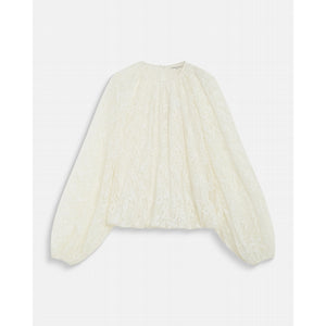 Grace & Mila Beth Lace Detail Blouse, Off-White