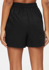 Pieces Bosella High Waist Mini Skort, Black