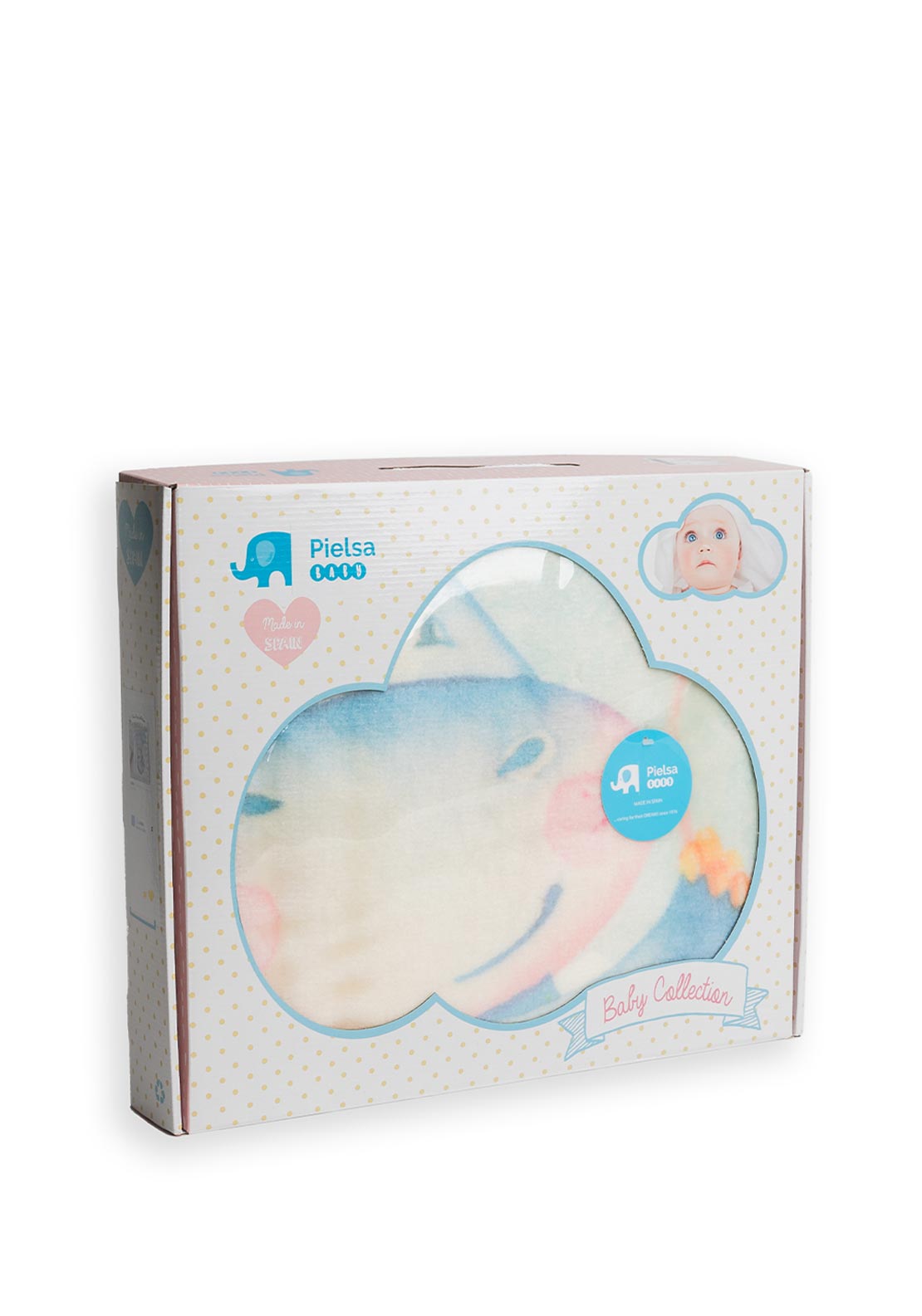 Pielsa Luna Kinderdecke 80x110 Cm Aus Baumwolle & Acryl – Kuschelige Babydecke Naturfarben