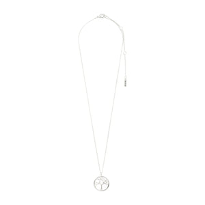 Pilgrim Alia Tree of Life Necklace, Silver