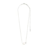 Pilgrim Trust Pearl Pendant Necklace, Silver