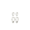 Pilgrim Scottie Set of 2 Earrings, Silver