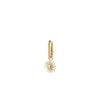 Pilgrim Sun Pendent Charm, Gold