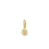 Pilgrim Charm Horoscope Reversible Pendant, Gold