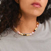Pilgrim Dream Gold Plated Beaded Necklace, Gold