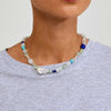 Pilgrim Dream Silver Plated Beaded Necklace, Silver