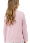 Marlon Waffle Long Sleeve Bed Jacket, Pink