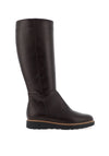 Pitillos Smooth Leather Knee High Boots, Brown