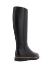 Pitillos Smooth Leather Knee High Boots, Black