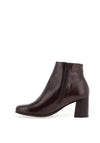 Pitillos Pebbled Leather Round Toe Ankle Boots, Brown