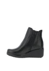 Pitillos Wedge Heel Ankle Boots, Black