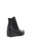 Pitillos Wedge Heel Ankle Boots, Black