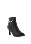 Pitillos Leather High Heeled Ankle Boots, Black
