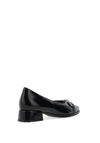 Pitillos Patent Pebbled Leather Heeled Shoe, Black