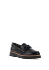 Pitillos Patent Effect Loafers, Black