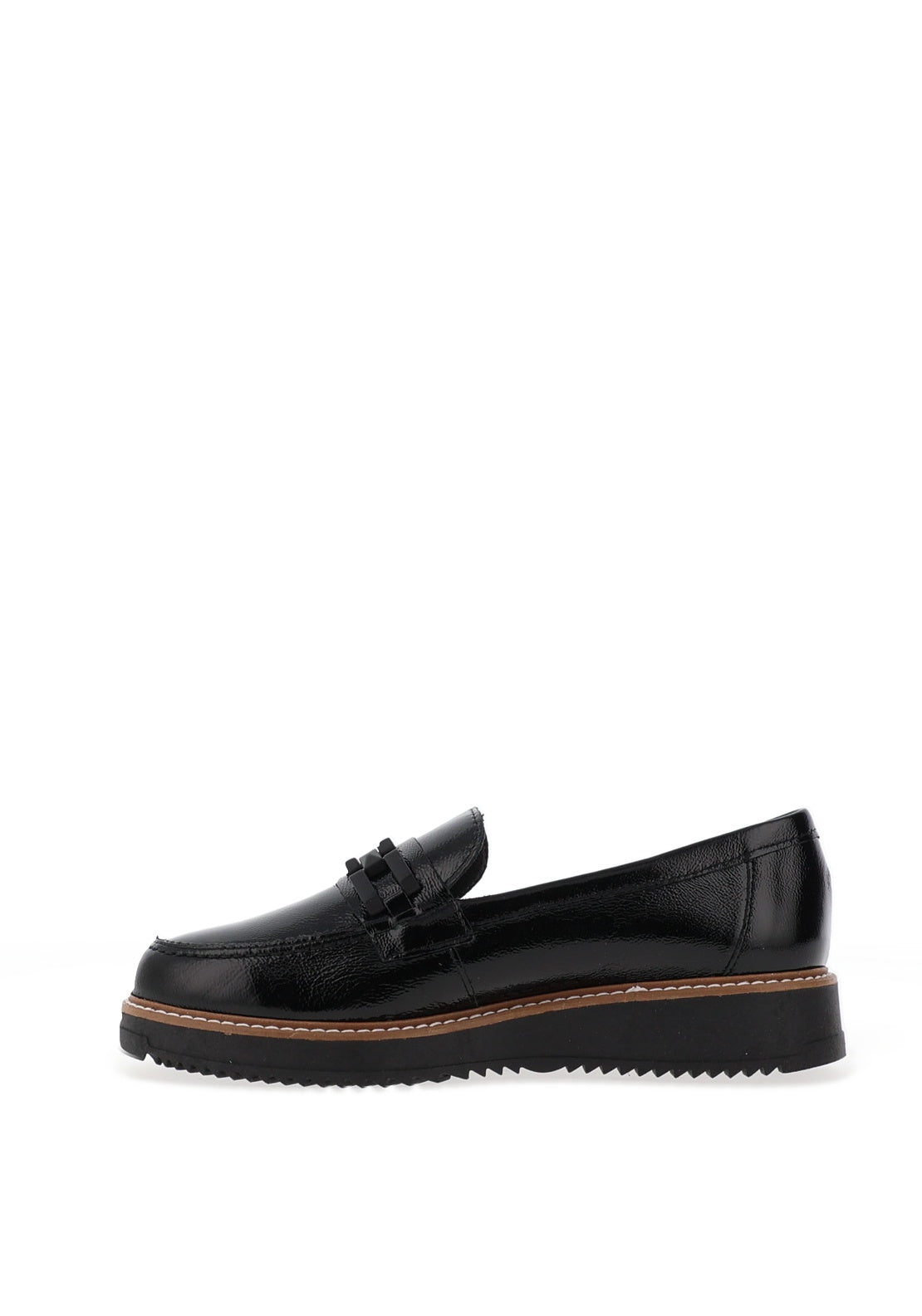 Pitillos Patent Effect Loafers, Black