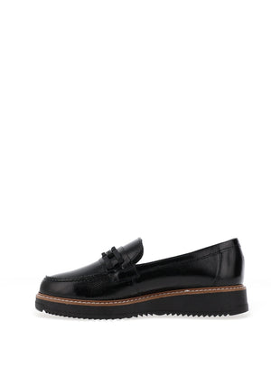Pitillos Patent Effect Loafers, Black