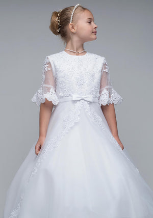 Paula’s Communion PJ32 Communion Dress, White