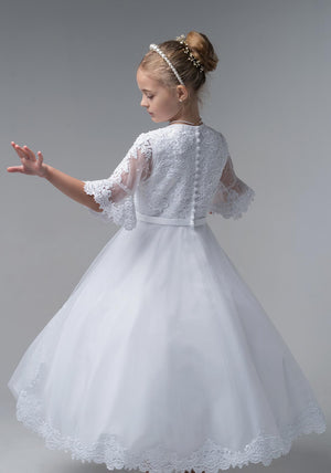 Paula’s Communion PJ32 Communion Dress, White